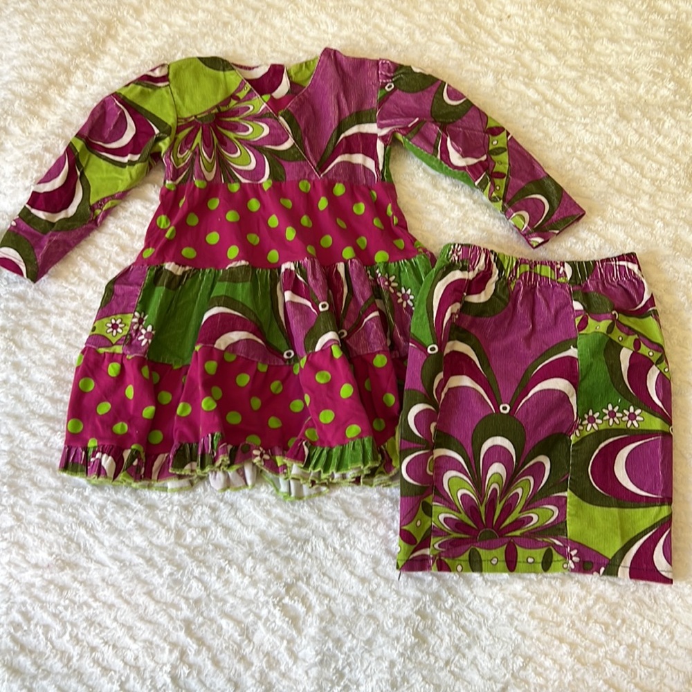 Girls Skirt and Top Set